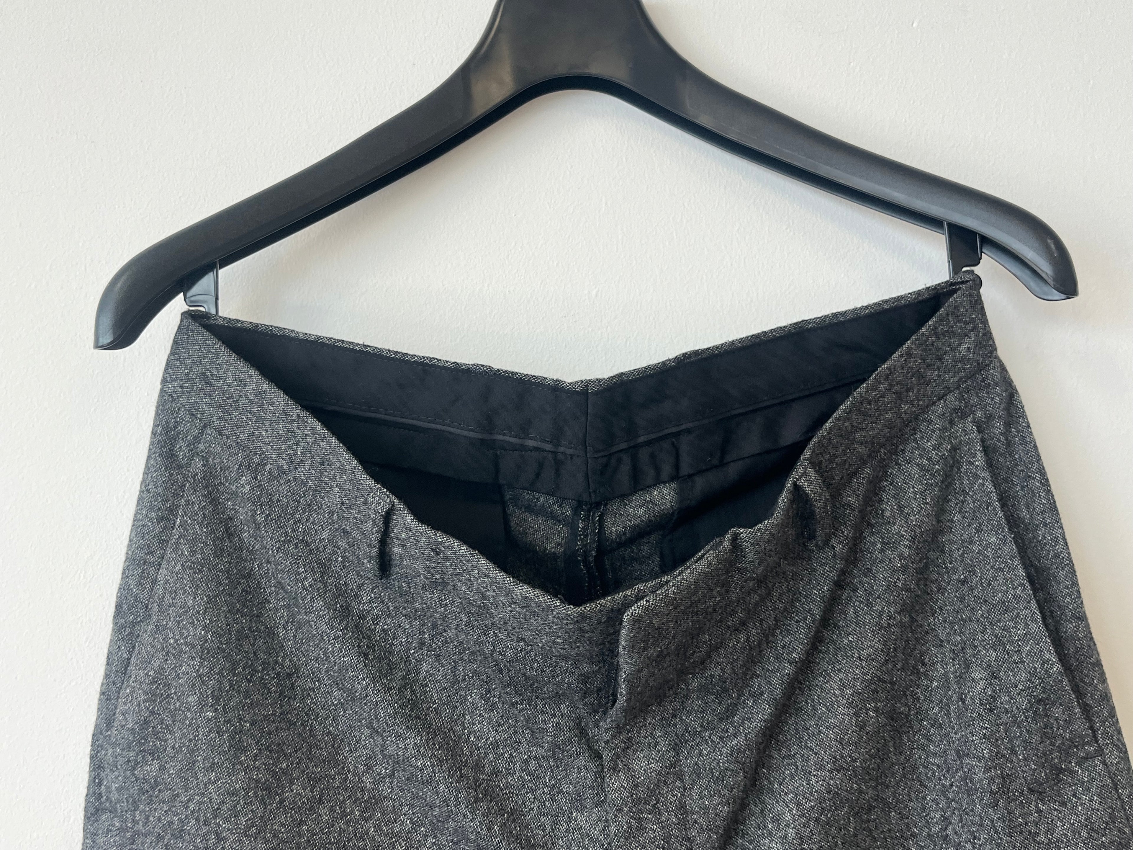 COS Wollmix Herren Hose EU 48 Anthrazit Sehr Gut
