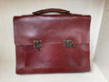 Goldrock Vintage Genuine Leather Briefcase – Medium Brown Satchel