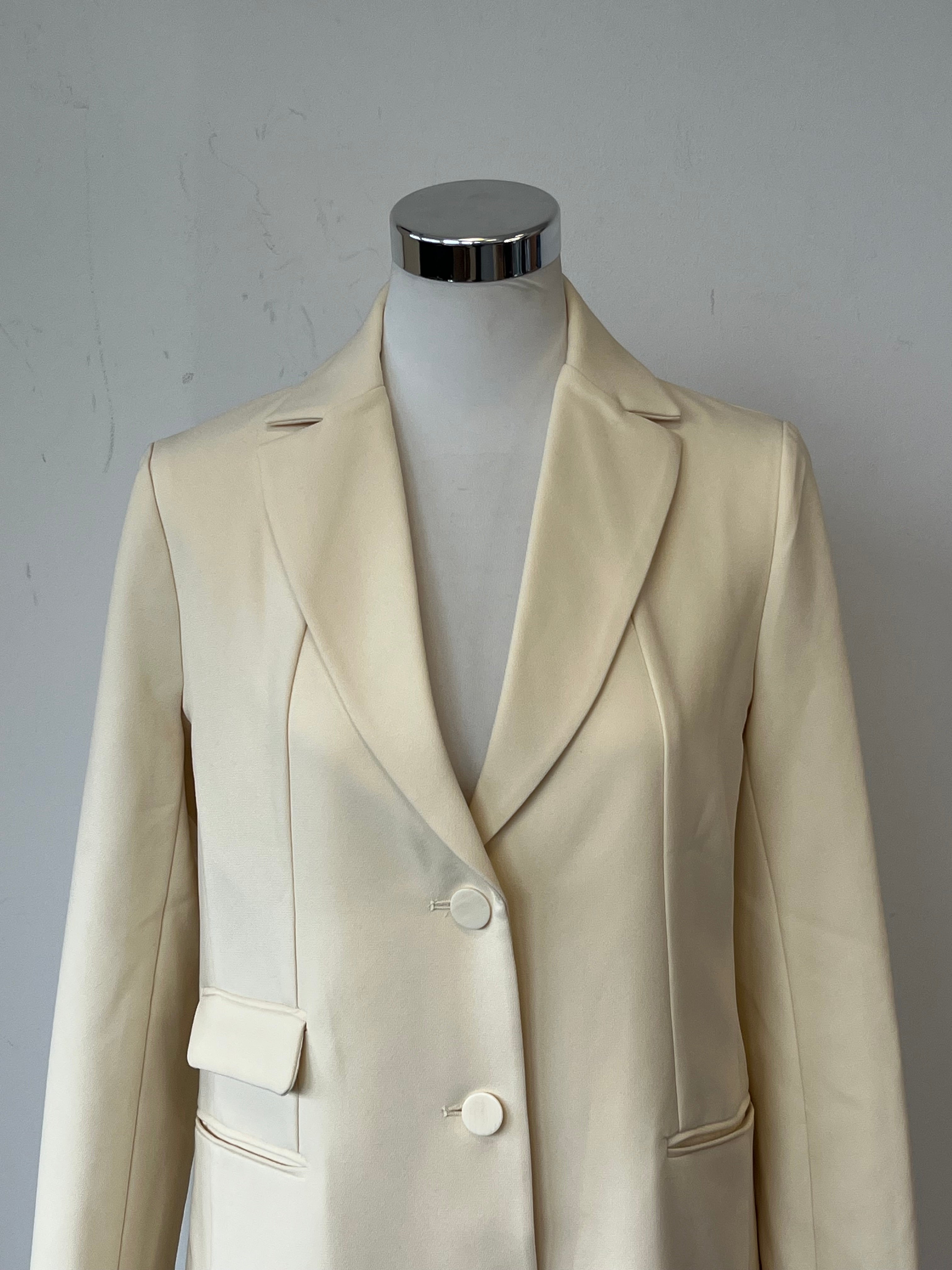 By Malene Birger Carlita Blazer Mantel Off-White Gr. 38 Neu mit Etikett