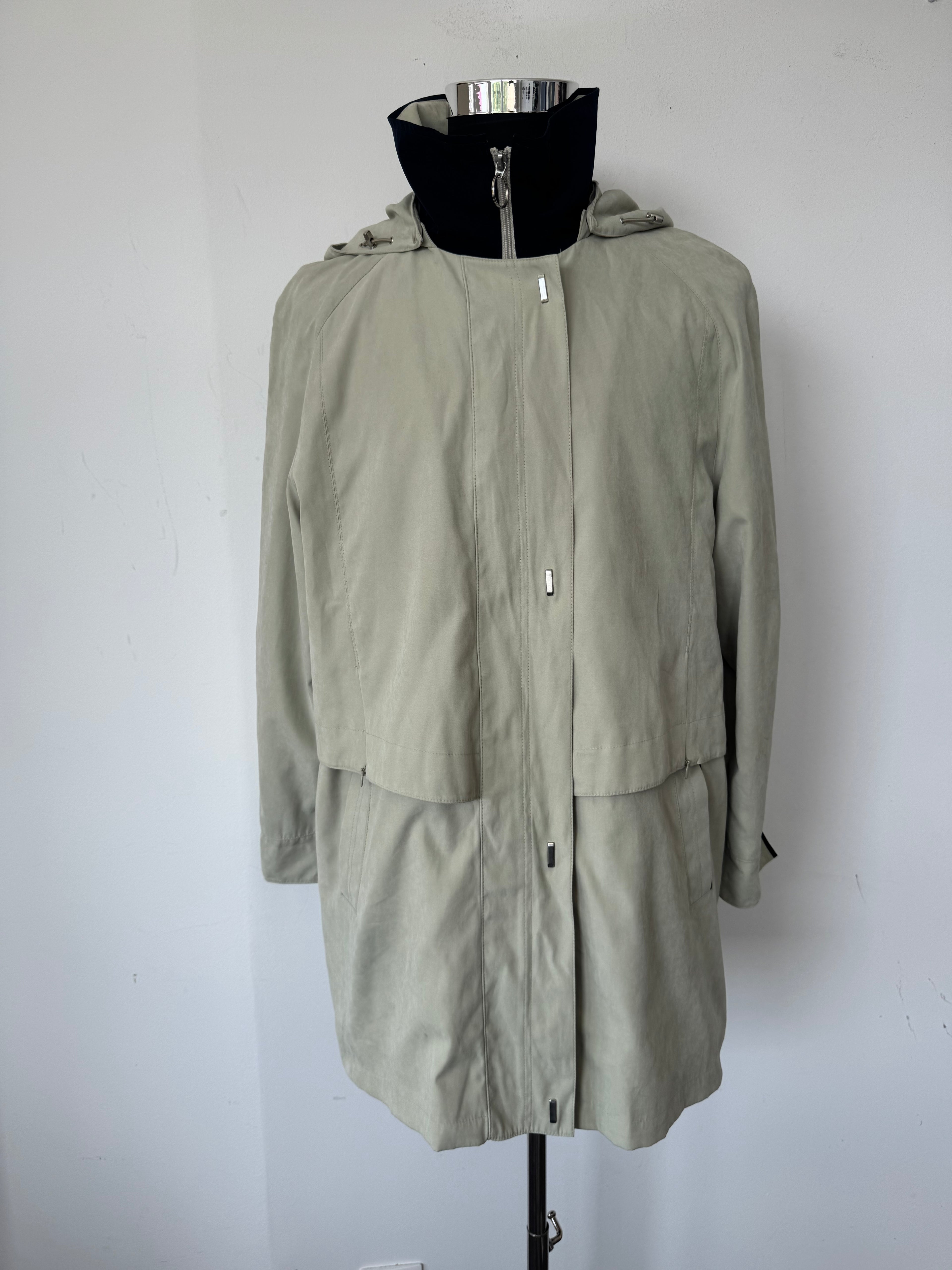 Junge Exclusive Damen Trenchcoat Beige EU 44 Sehr Gut
