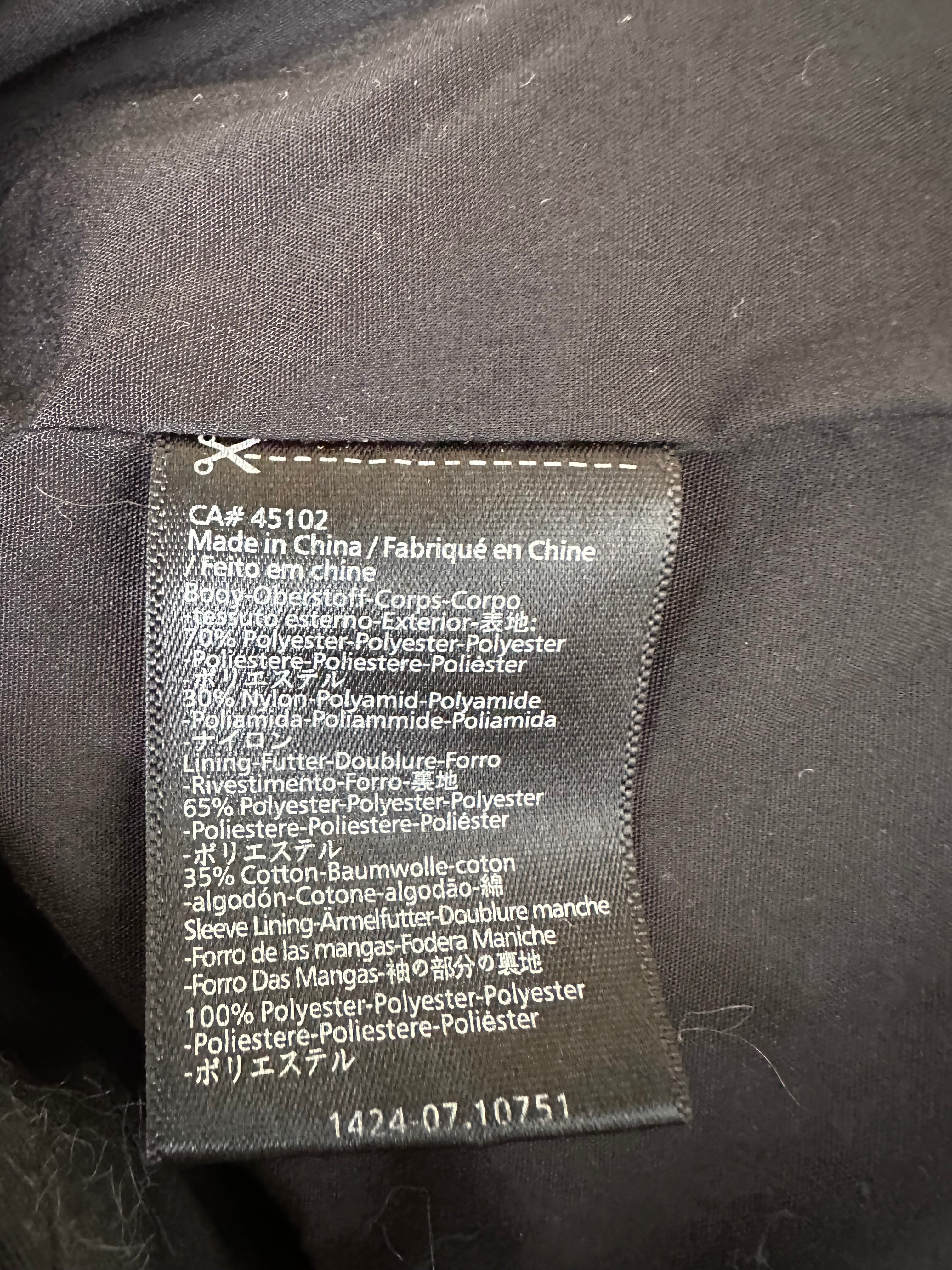Maison Scotch Wolljacke mit Lederdetails – Schwarz, Gr. 38/M, guter Zustand