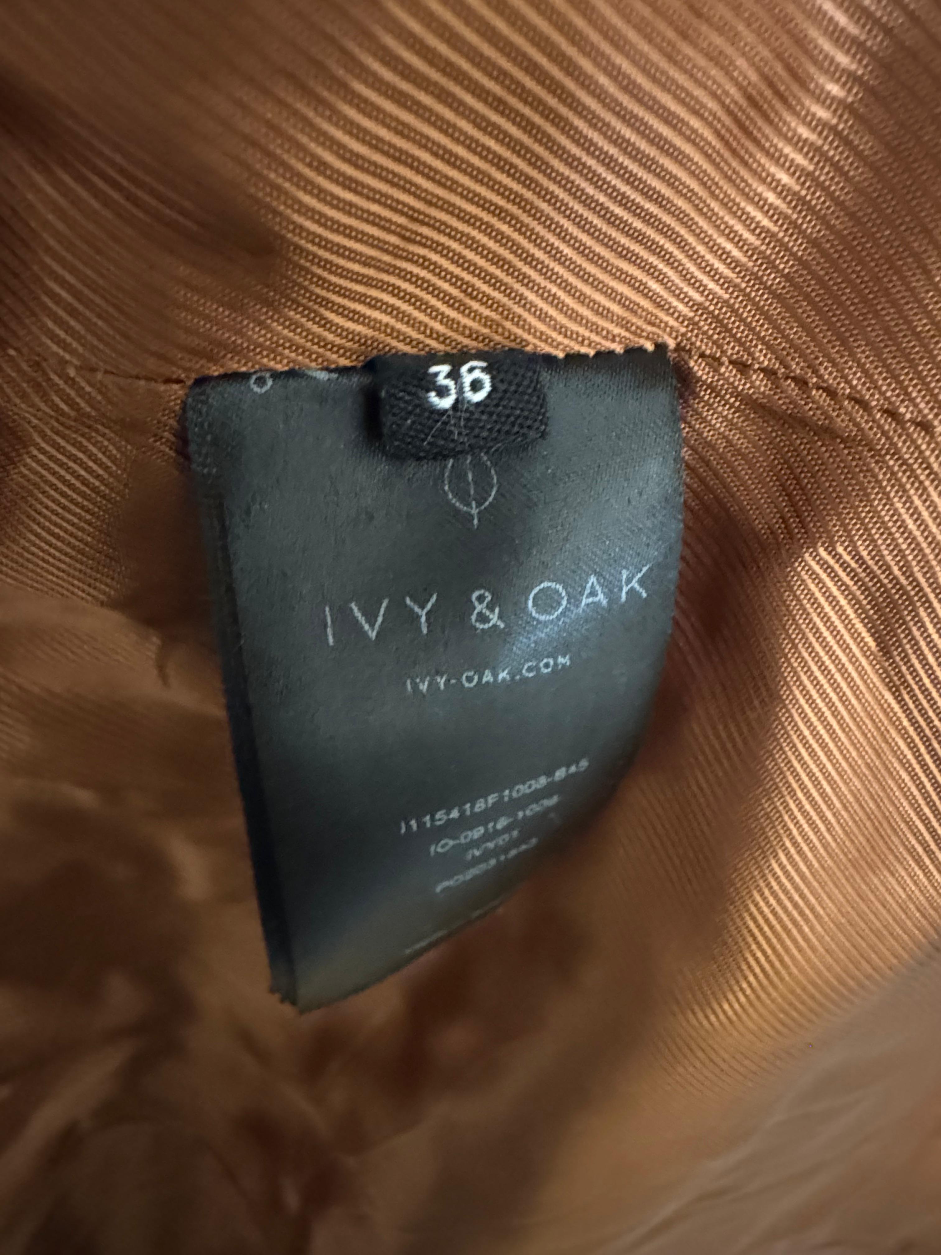 Ivy & Oak Military Wollmantel Honiggelb, Gr. 36 – Wie Neu