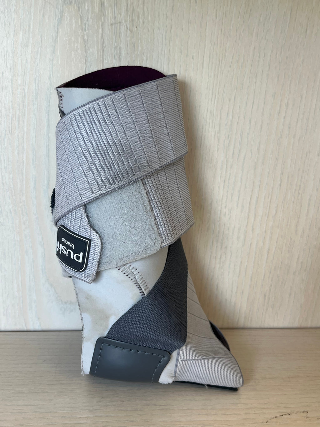 Push Med Aequi Flex Sprunggelenkbandage One Size Grau/Weiß – guter Zustand