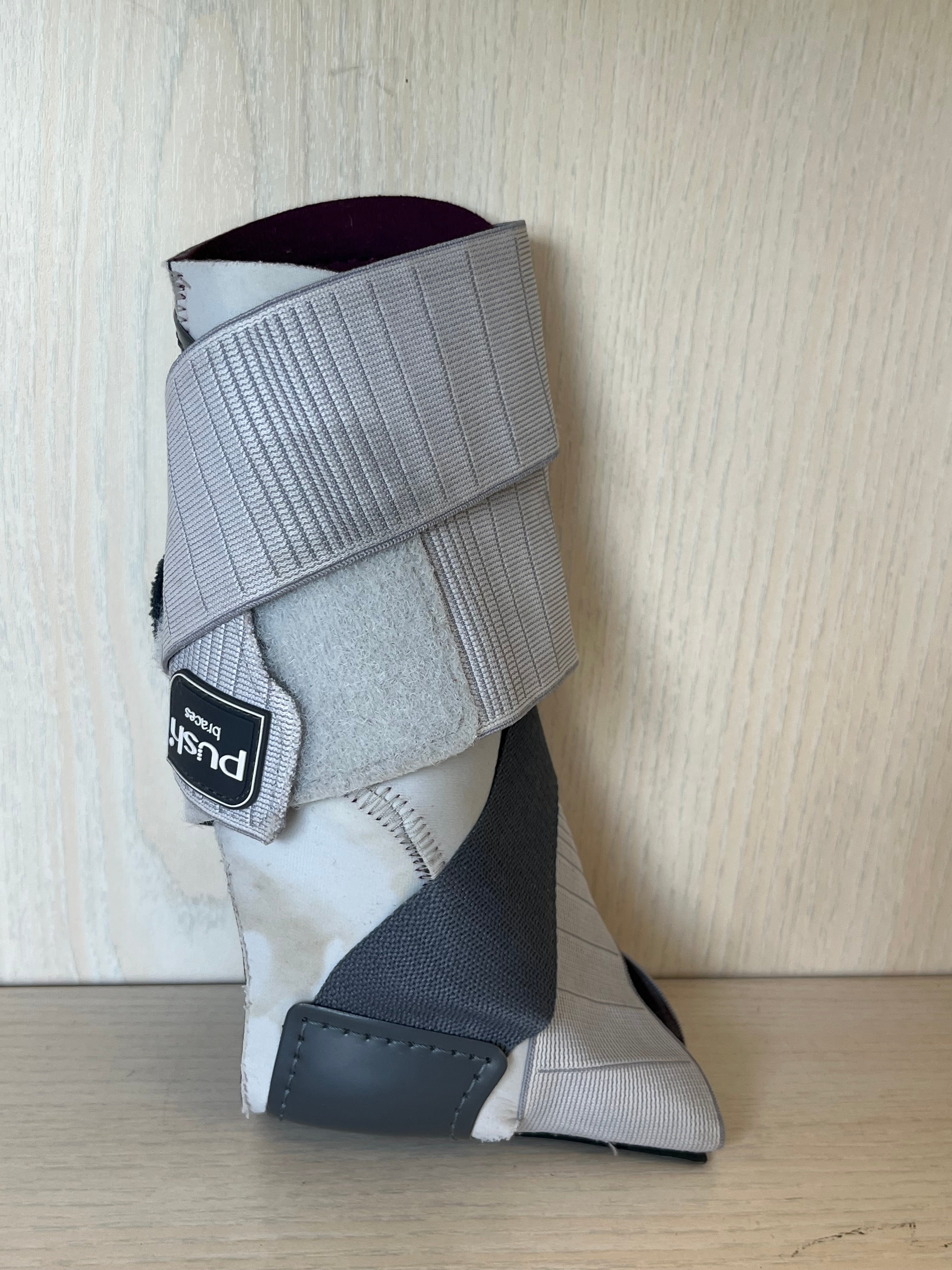 Push Med Aequi Flex Sprunggelenkbandage One Size Grau/Weiß – guter Zustand