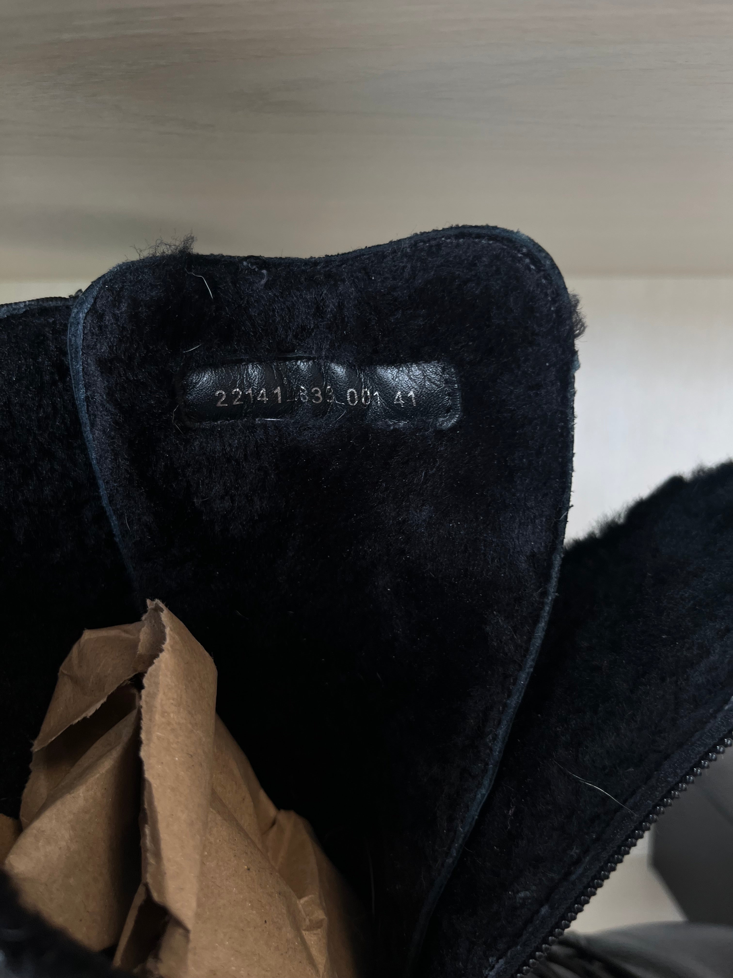Bogner BANFF 4A shearling leather boots, EU 41, black, good condition
