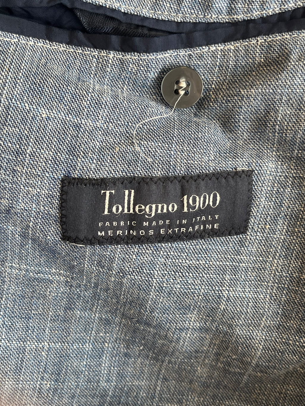 CG Tedrick SV Blazer – Gr. 50, Blau, Wolle/Baumwolle/Leinen, Guter Zustand