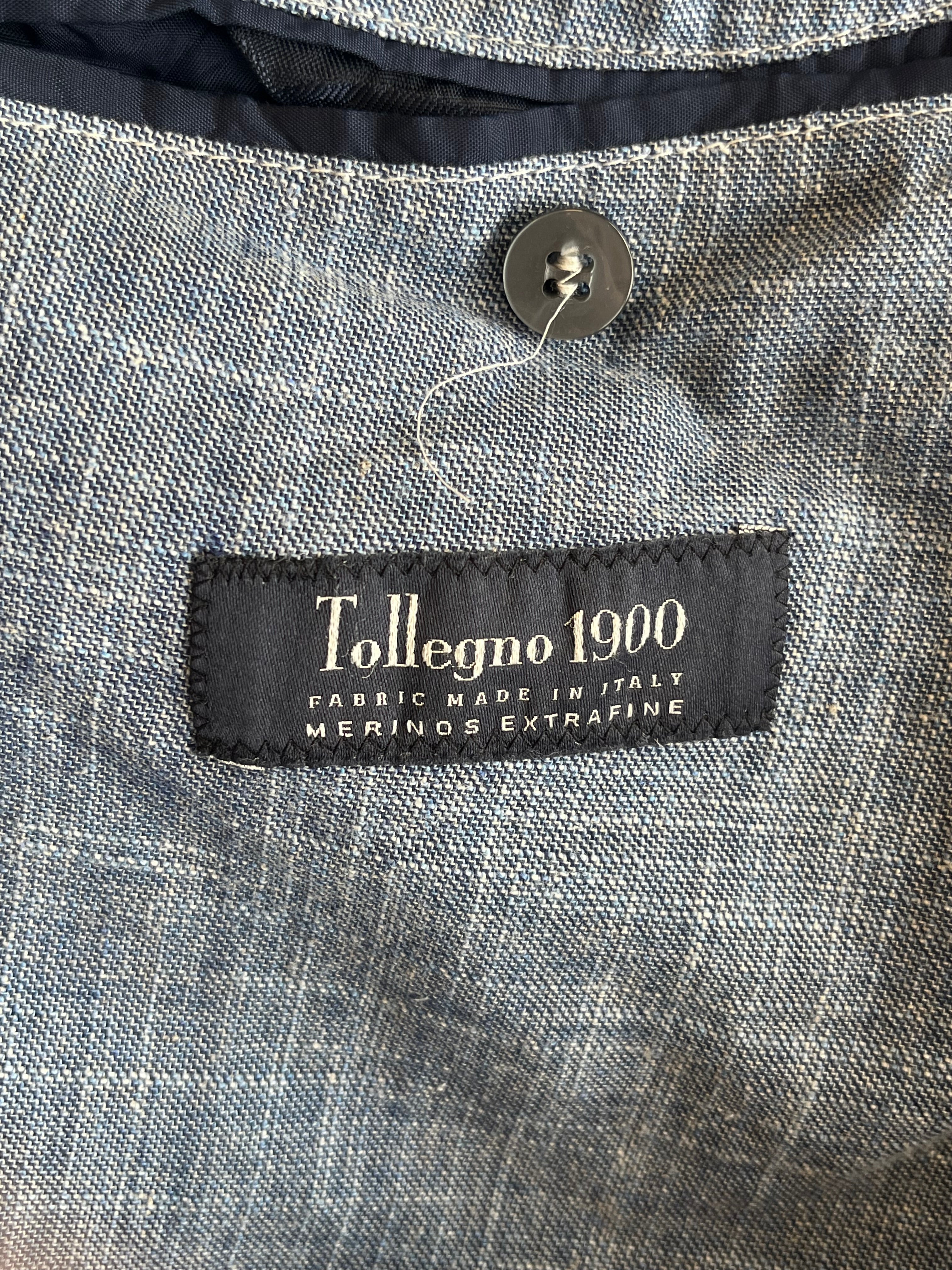CG Tedrick SV Blazer – Gr. 50, Blau, Wolle/Baumwolle/Leinen, Guter Zustand