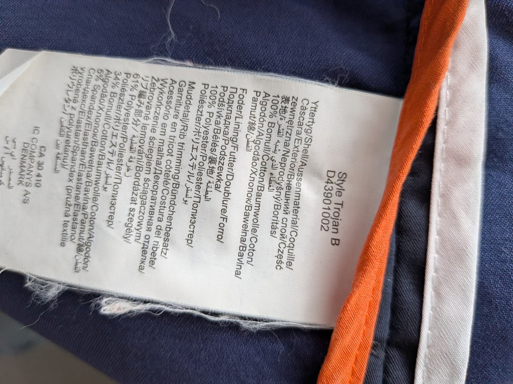 Matinique Herren Parka – Baumwollmix, Navy, Größe M, Guter Zustand