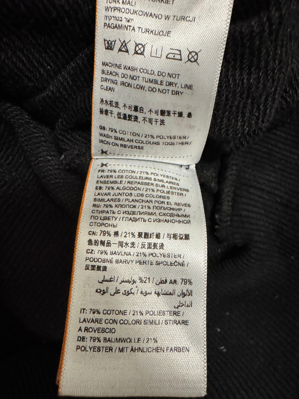 Superdry Established Graphic Hoodie – Black, Good Condition