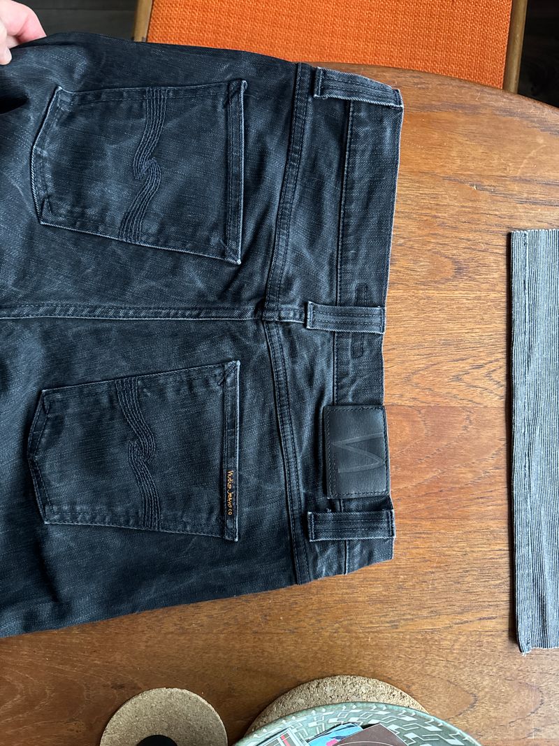Nudie Jeans Lean Dean Dry Cold Black W30 L32 Organic Denim, Good Condition