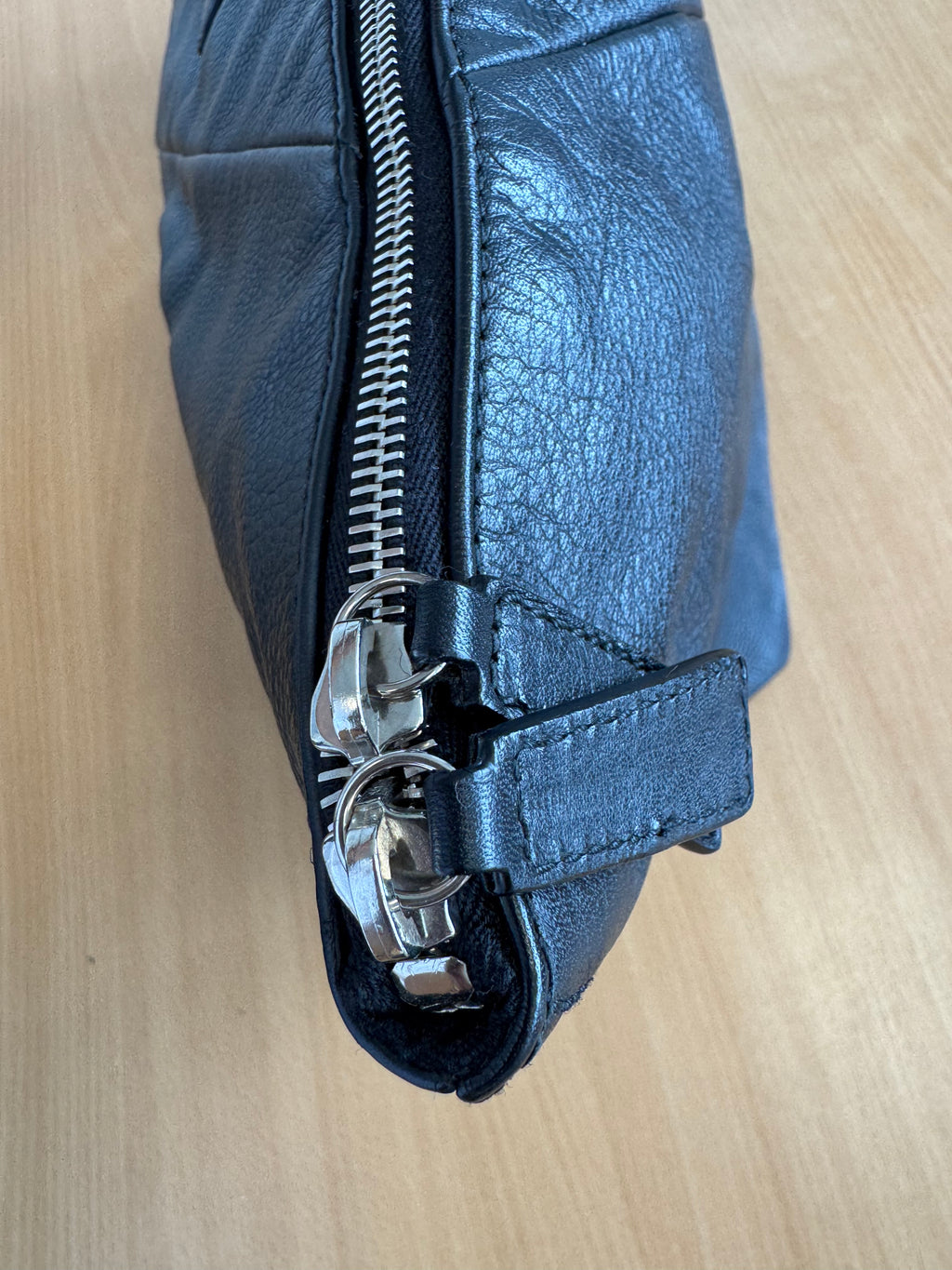 Saint Laurent “Easy Y” Large Leather Weekender – Black, Very Good Condition