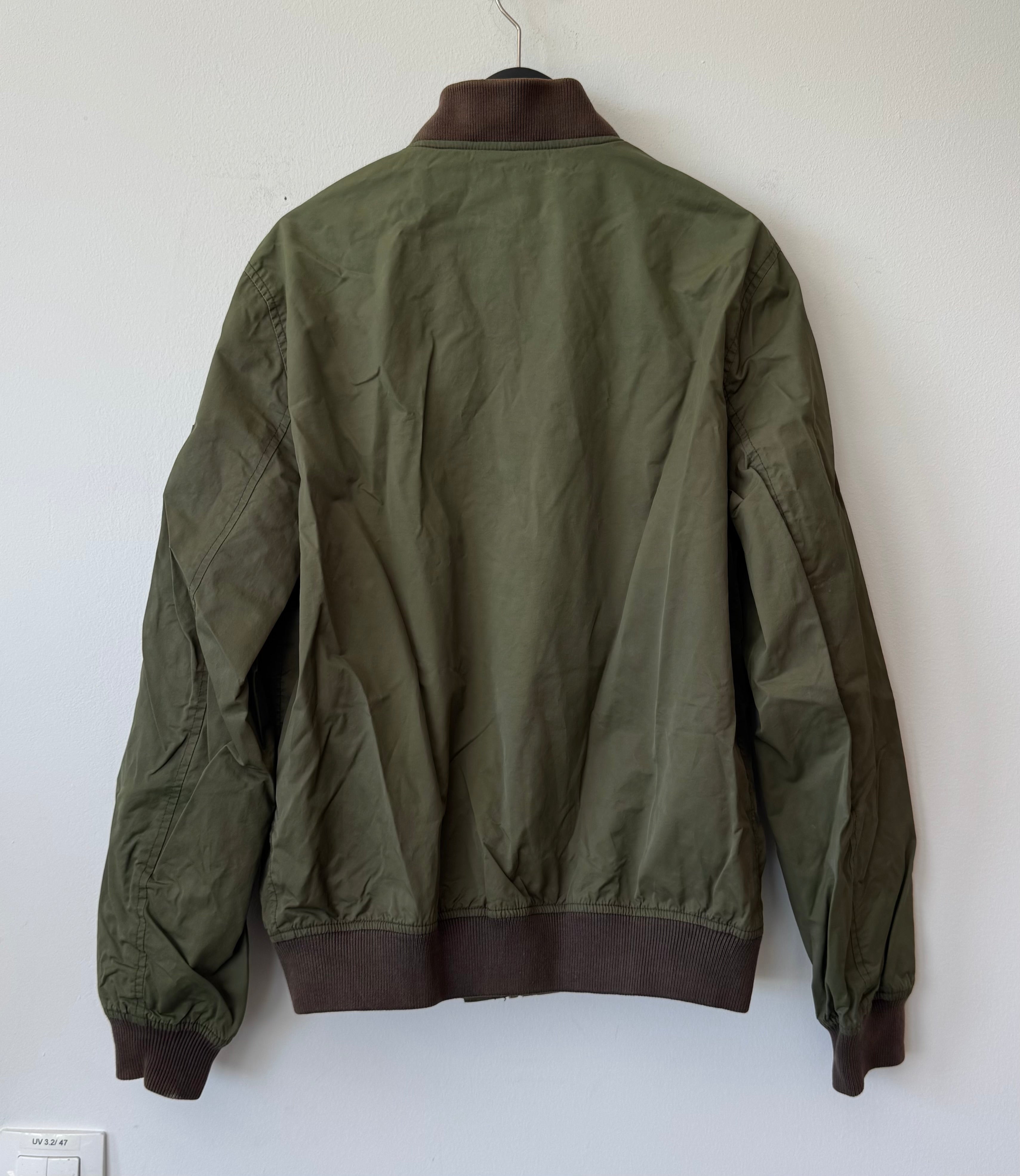 Wallace & Barnes (J.Crew) Olive Bomber Jacket, Size S, Good Condition