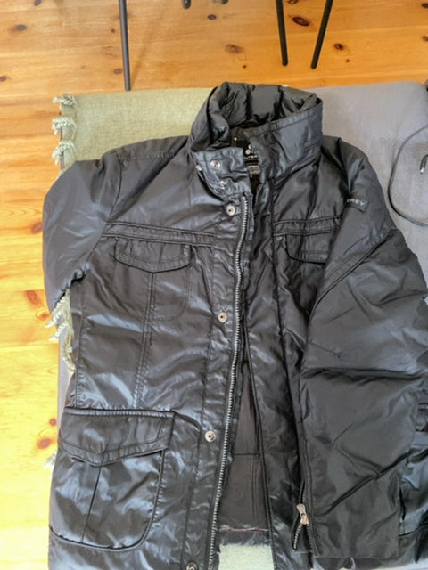 Peuterey Herren Daunenjacke IT 54 Schwarz | Gänsedaune | Guter Zustand