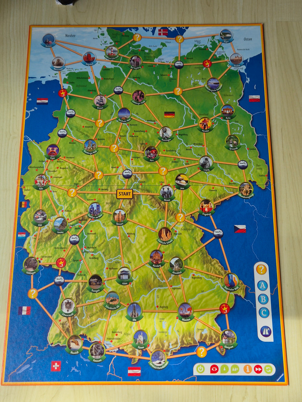 Ravensburger tiptoi In Deutschland unterwegs w/ Pen, Multicolor, Good Condition