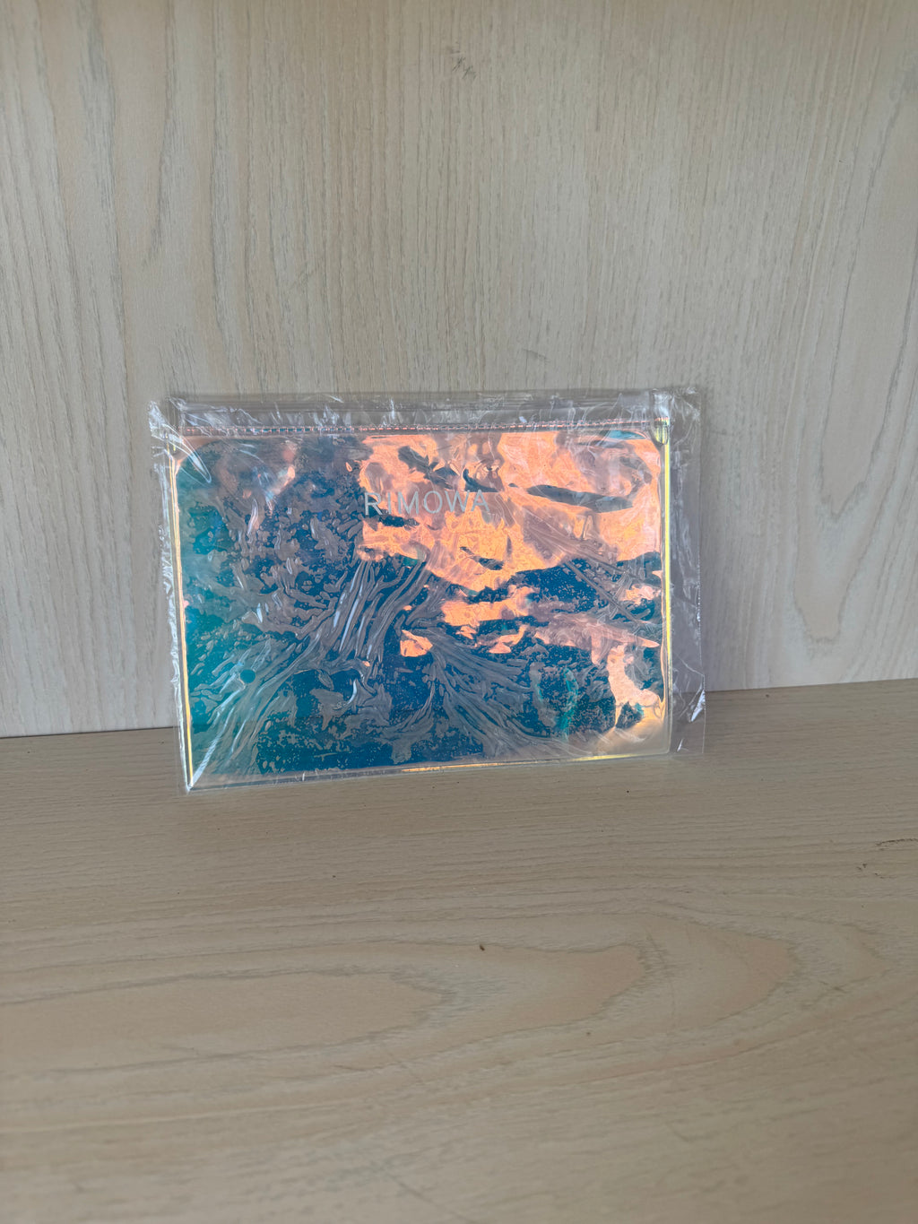 RIMOWA Iridescent Pouch – Polycarbonat/TPU, Transparent Multicolour, Neu