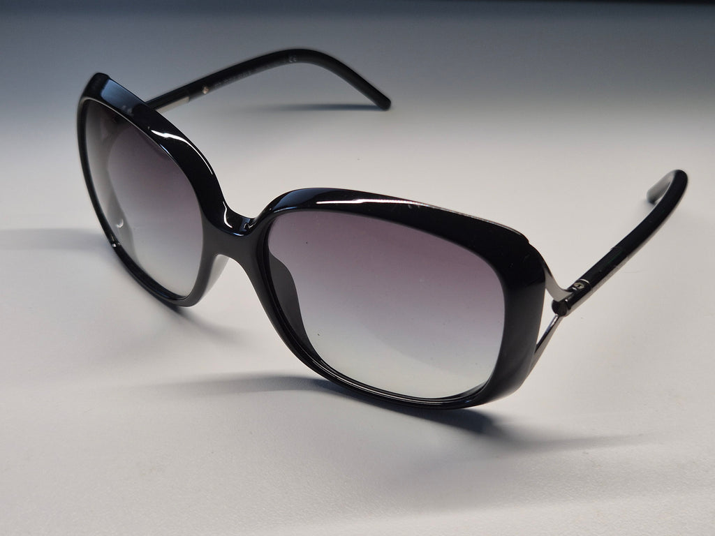 Burberry BE4104 Sunglasses, Black, Gradient Lenses, Acetate, 59-15, Good, Case