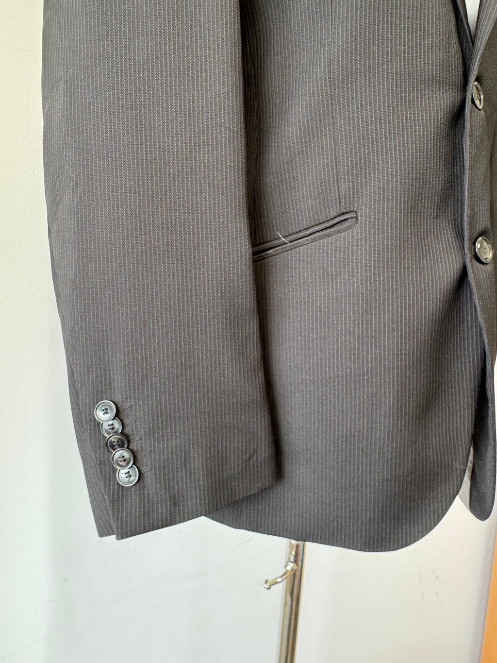 Angelo Litrico Collection Z1 Blazer, schwarz, Nadelstreifen, Gr. M, wie neu