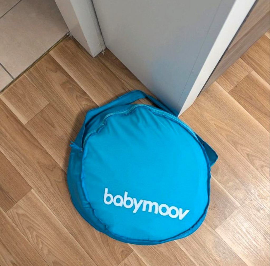 Babymoov Aquani 3-in-1 Spielzelt | Pool & Sonnenschutz | Blau | Gut