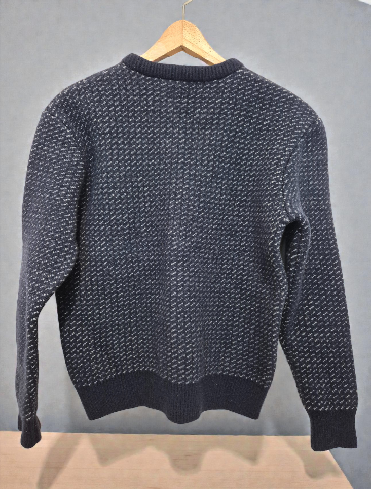 Fursac Wollpullover 100% Wolle | Dunkelblau | Modell A2TOOL-TA06-30 | Gut