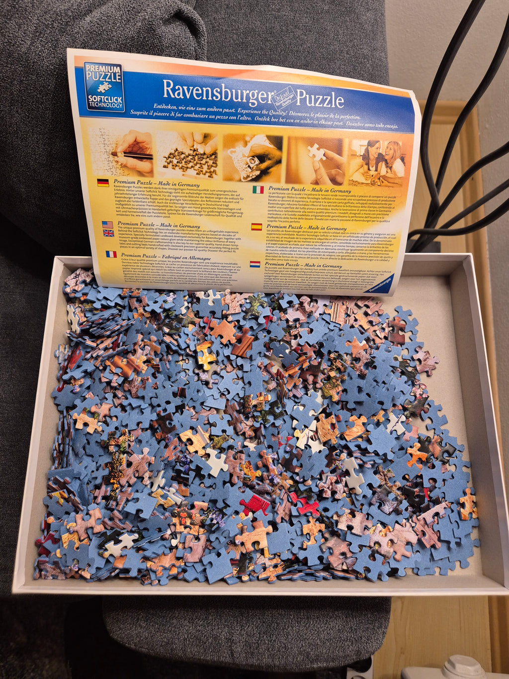Ravensburger 1000 Teile Puzzle „Mediterranean Places“ | Sehr gut | Einmal gebaut