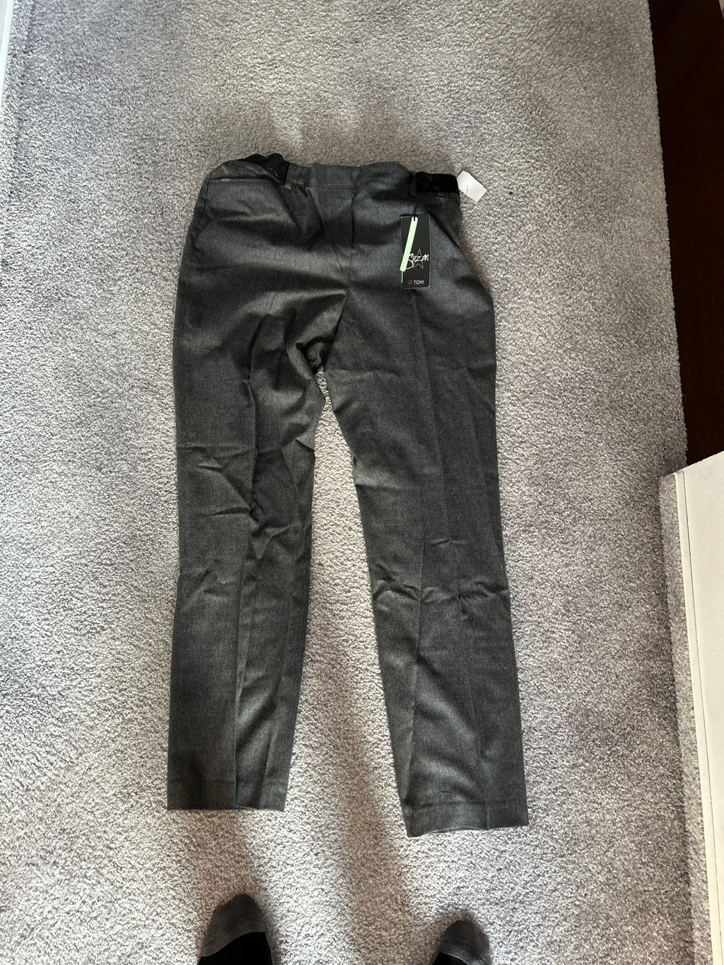 Wie Neu Toni Dress Suzan CS Slim-Fit Hose, Gr. 42, Anthrazit