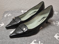 Sigerson Morrison Beya Loafer Lackleder Schwarz, Gr. 38, Gebraucht