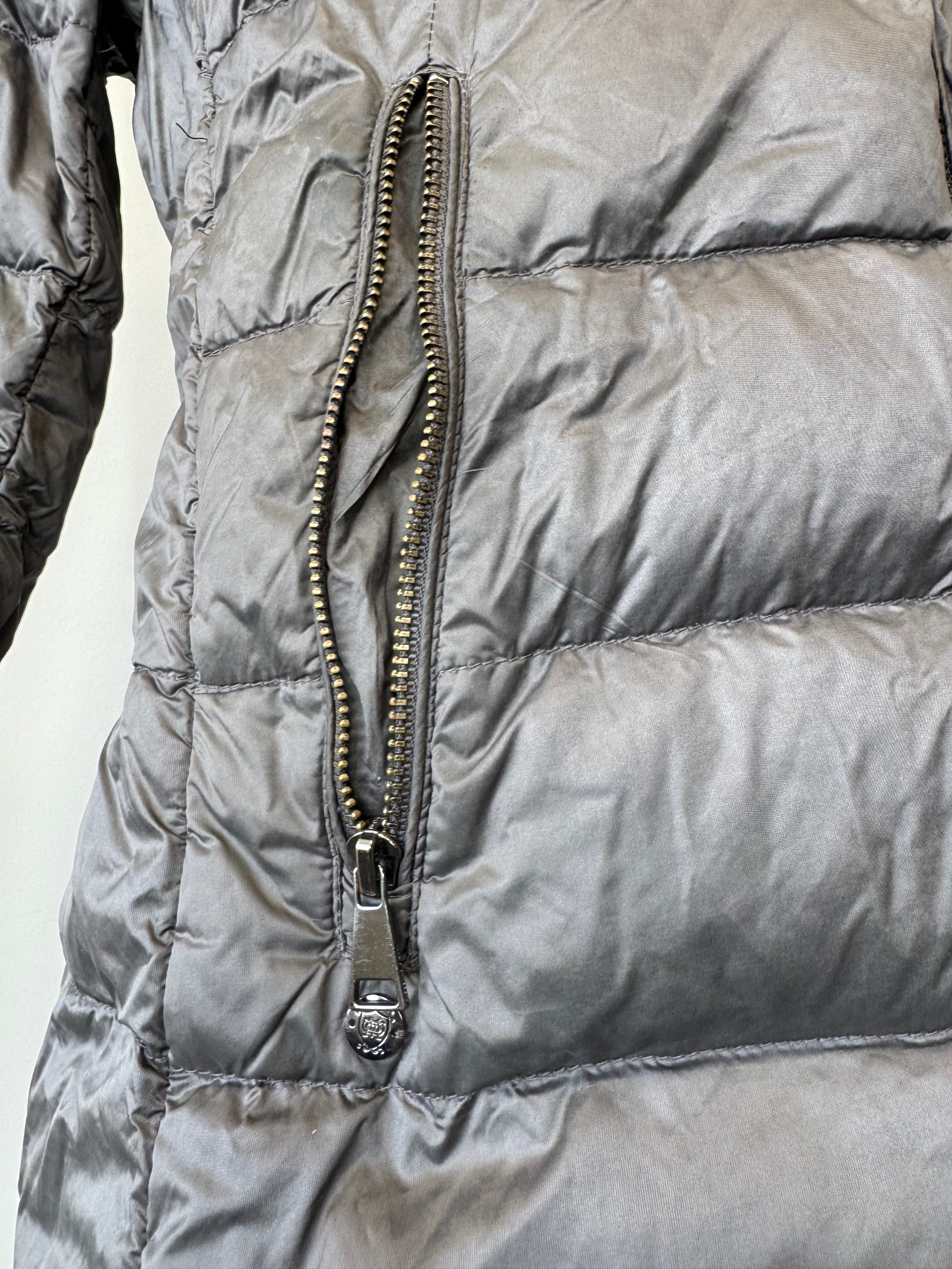Massimo Dutti Feather-Down Jacket | Size L | Gray | Good Condition