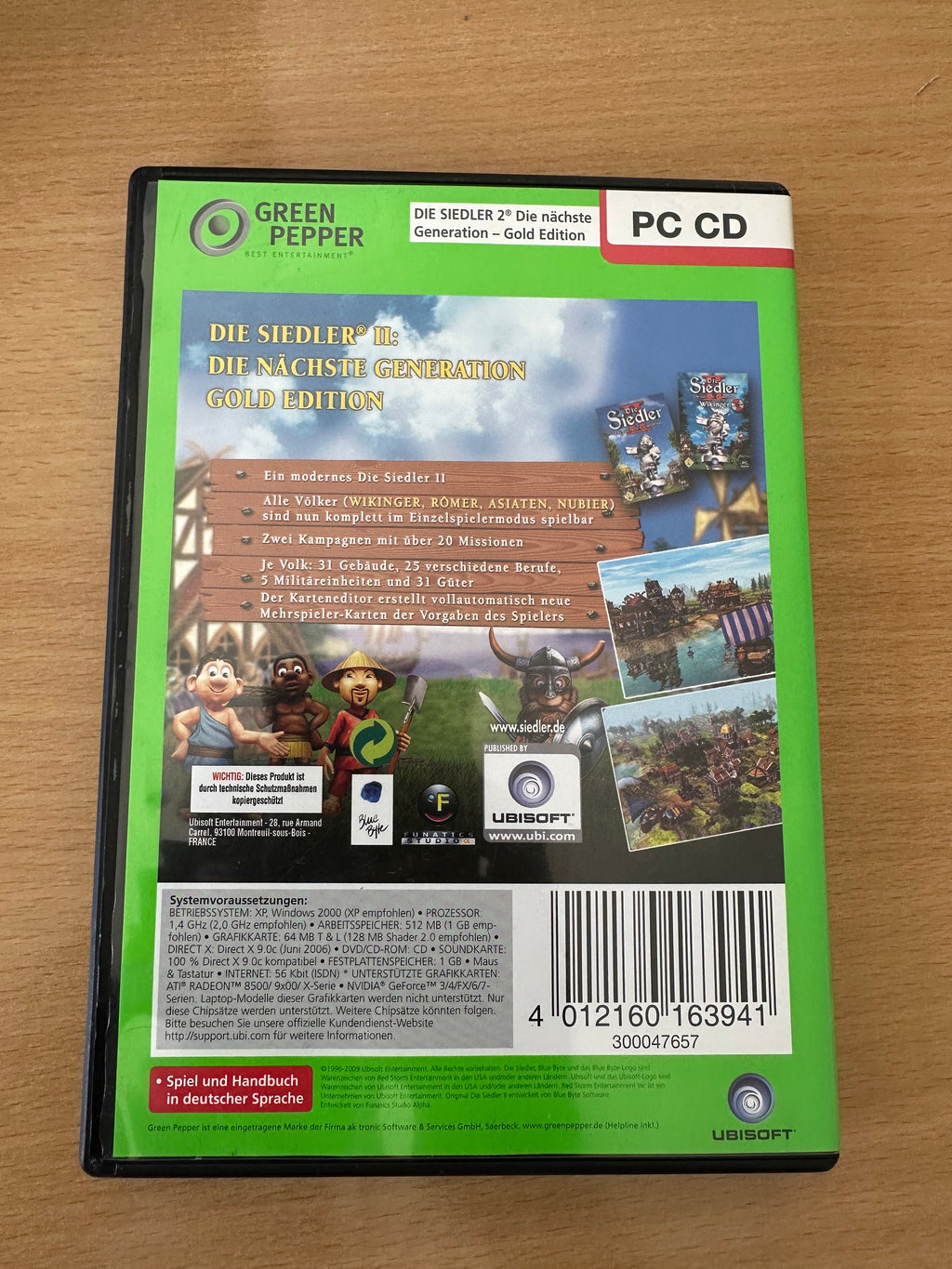 Die Siedler II – Nächste Generation GOLD EDITION (PC CD, Green Pepper, gut)