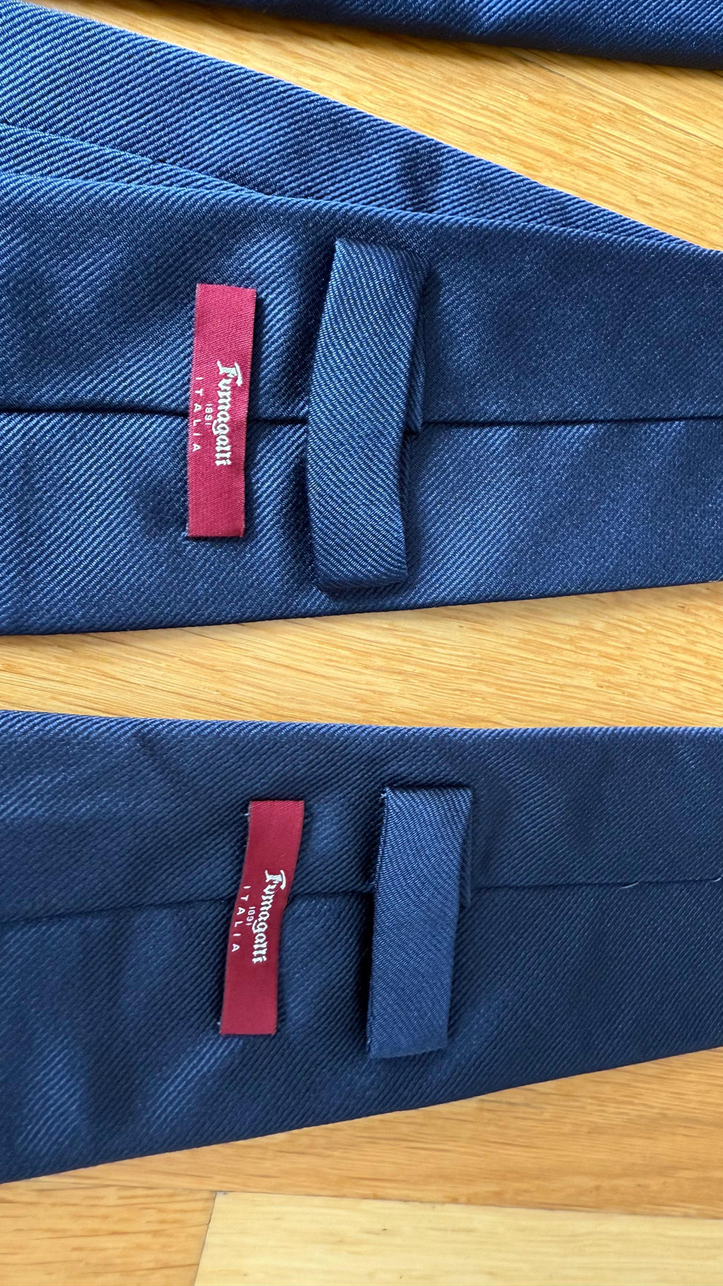 Fumagalli x EGO Limited Edition Seidenkrawatte | Navy | 100% Seide | Wie Neu