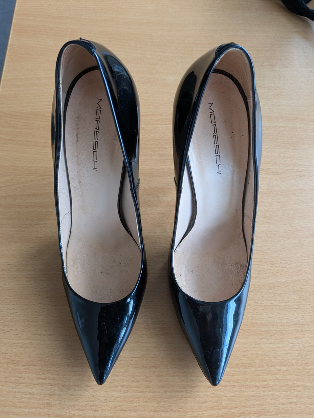 Moreschi Black Patent Leather Pumps | EU 39 | Good Condition