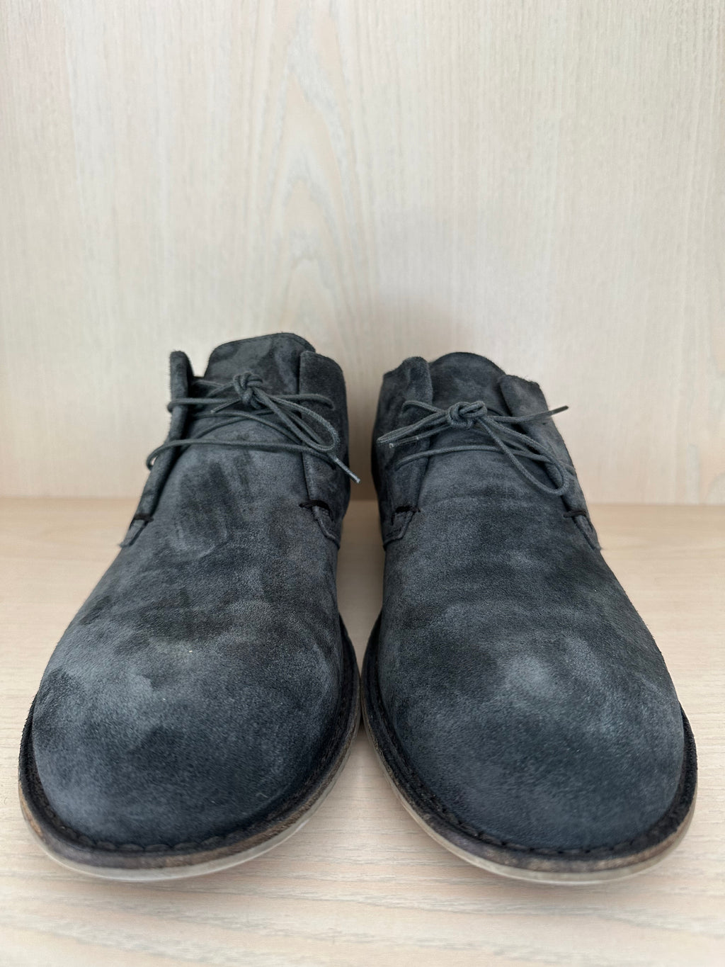Pantanetti Dark Blue Suede Chukka Boots EU 43.5 UK 9.5 Good Condition