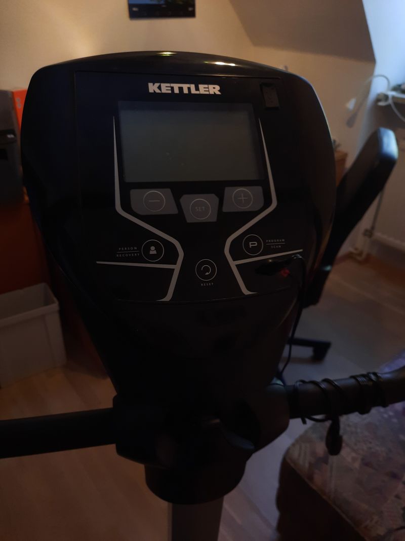 Kettler Ergo-Meter X5 Upright Exercise Bike, Steel/Plastic, Black, Very Good