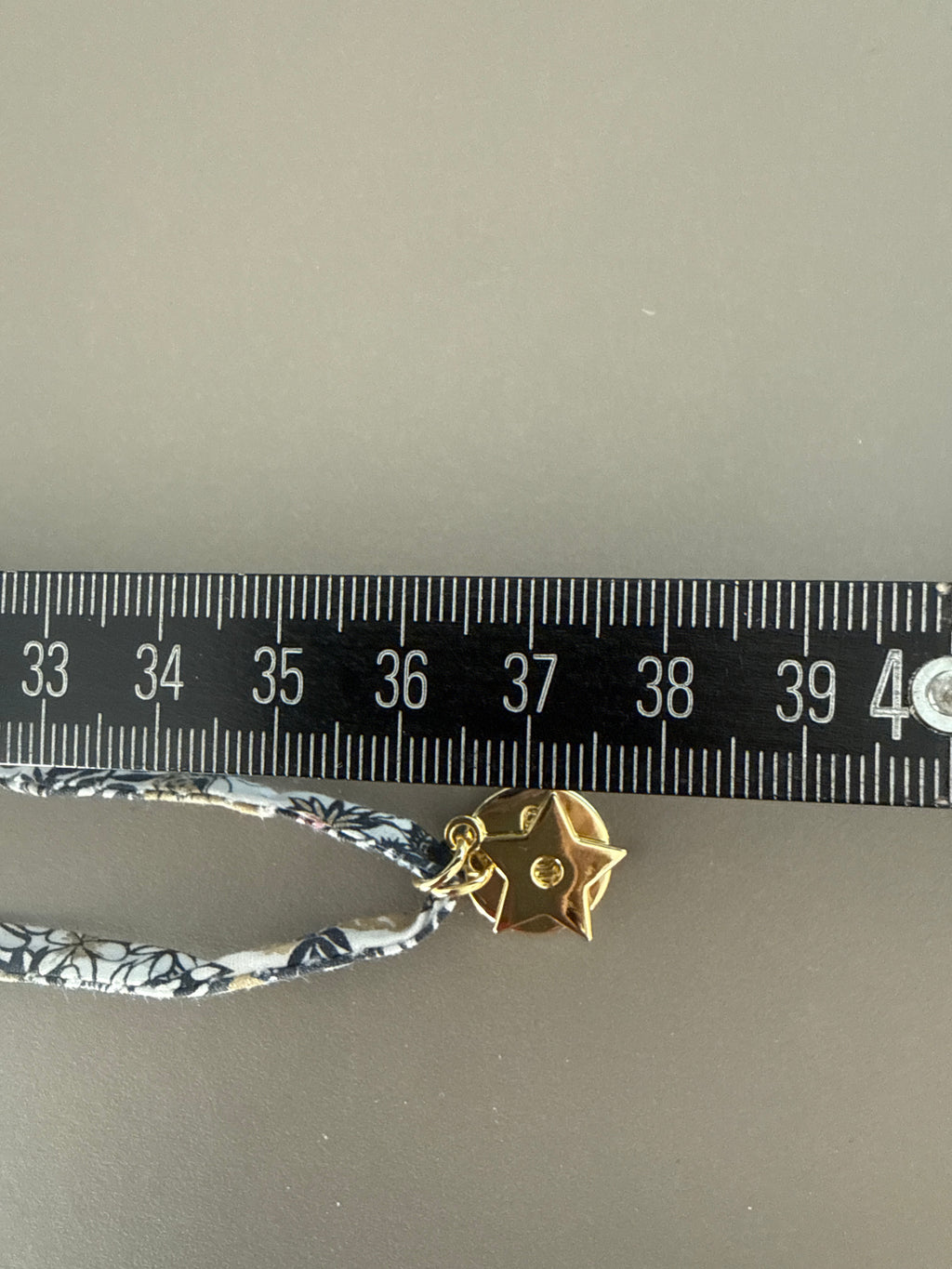 Dior Golden Star Charm Necklace/Bracelet, Navy/Gold, One Size, Very Good