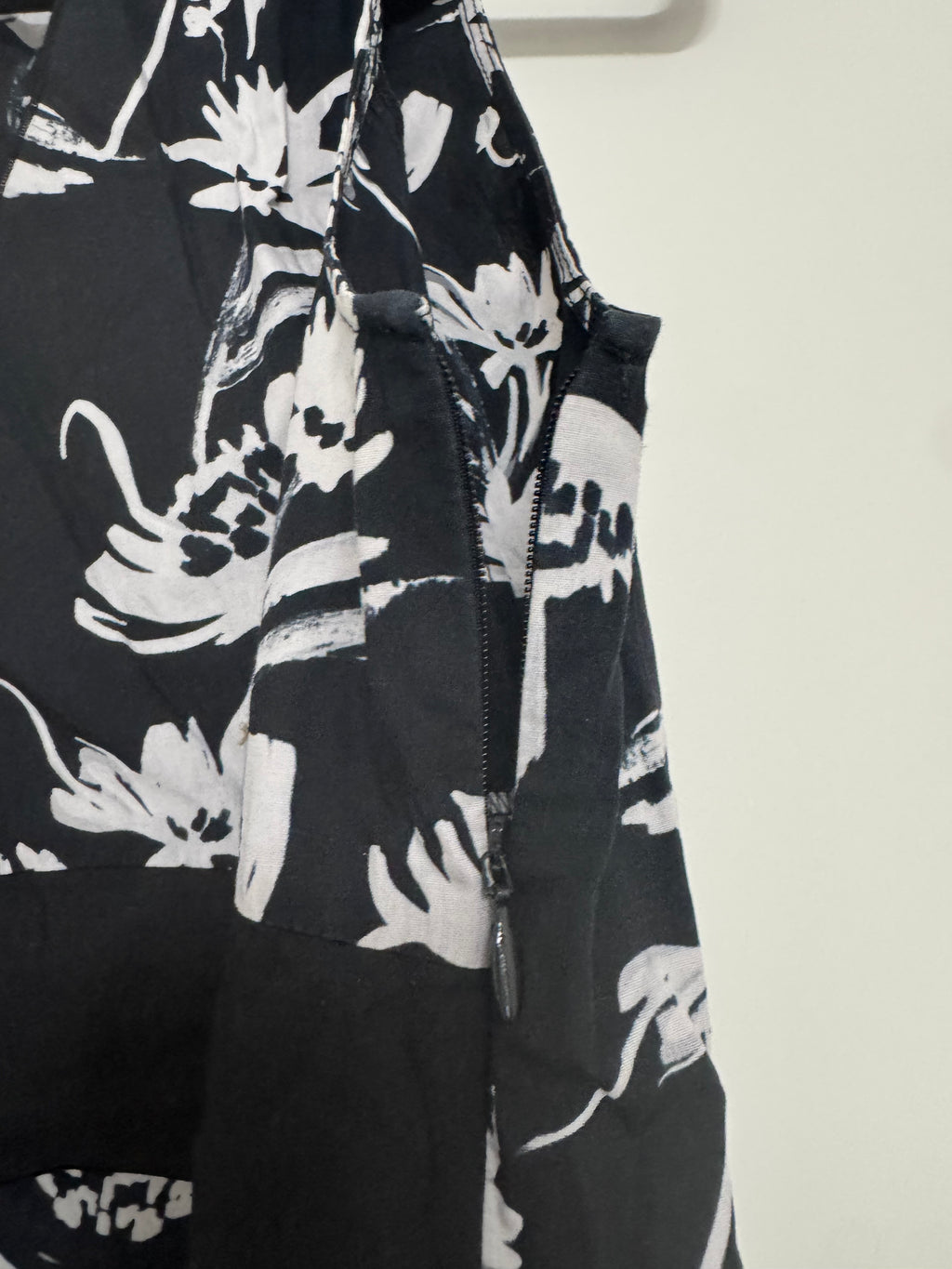 PennyBlack Kleid – Schwarz/Weiß, Blumenmuster, Gr. 38, guter Zustand