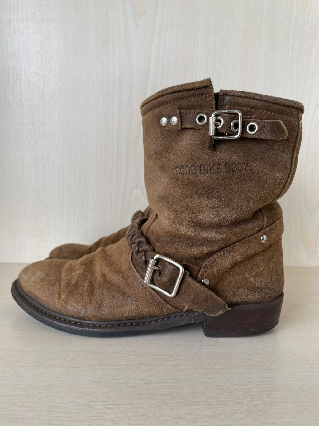 Golden Goose Biker-S Boots | EU 38 | Braun Wildleder | Exzellent