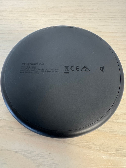 Anker 313 Qi Wireless Ladepad + 24W Dual USB Ladegerät – Schwarz, Gut, 10cm