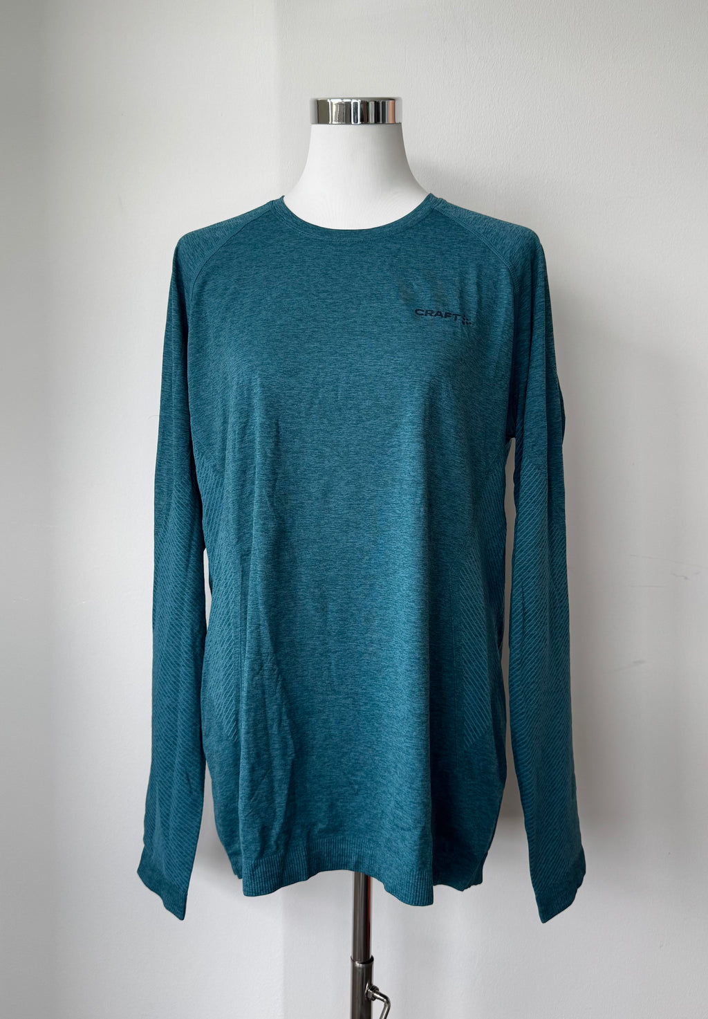 Craft Herren Langarm Performance Shirt Teal Heather XL Gut
