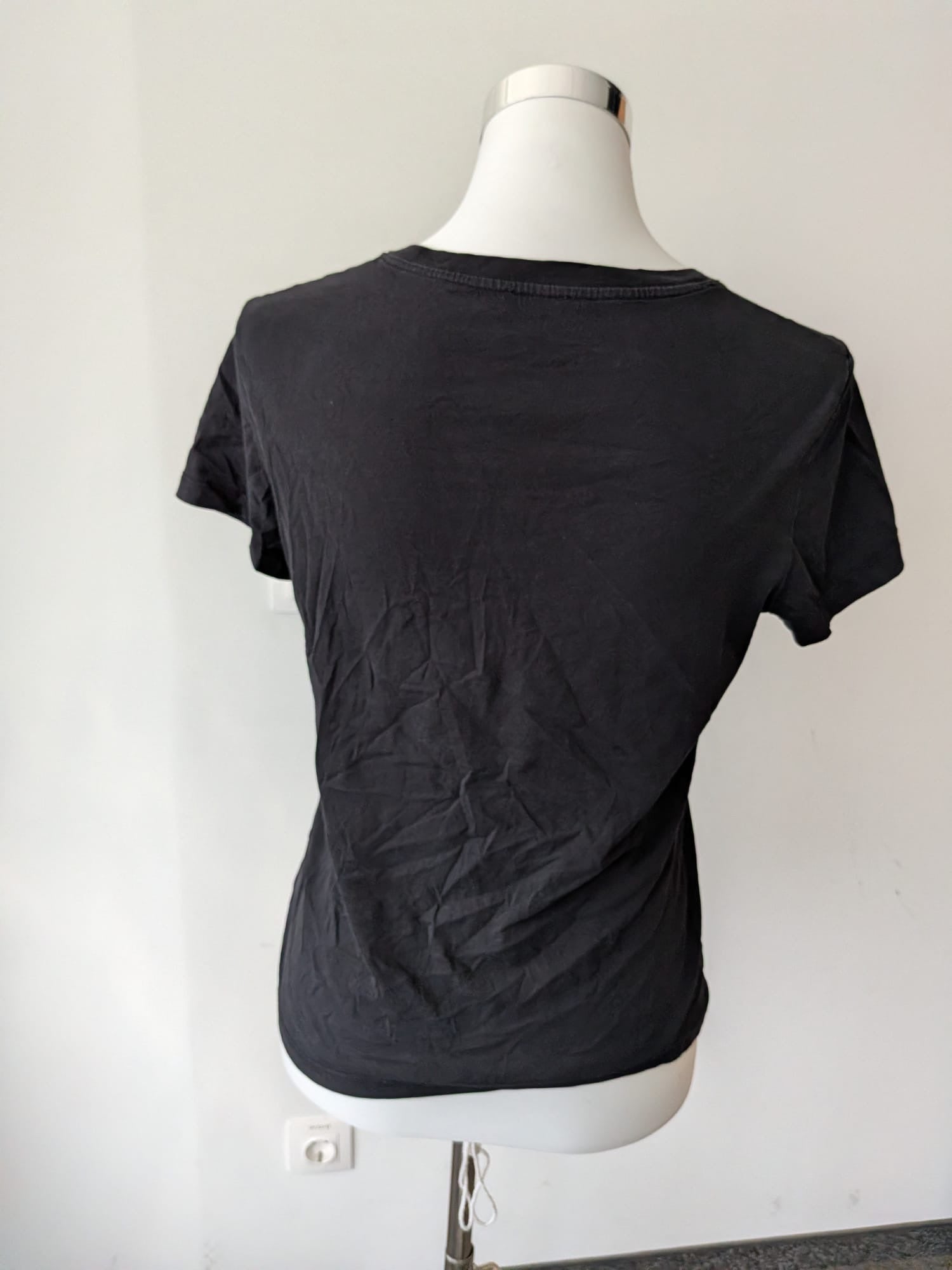 Kenzo Tiger Head T-Shirt Black Multicolor Print Size M – Good Condition