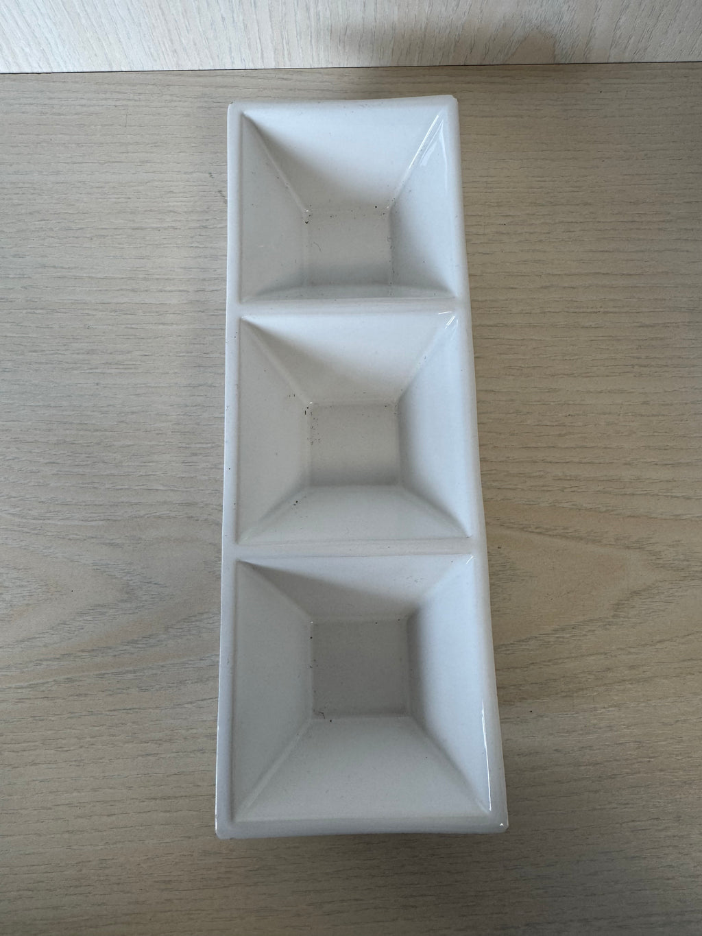 BIA Cordon Bleu Servierplatte 3-teilig, Weiß, 20x8x4cm, wie neu