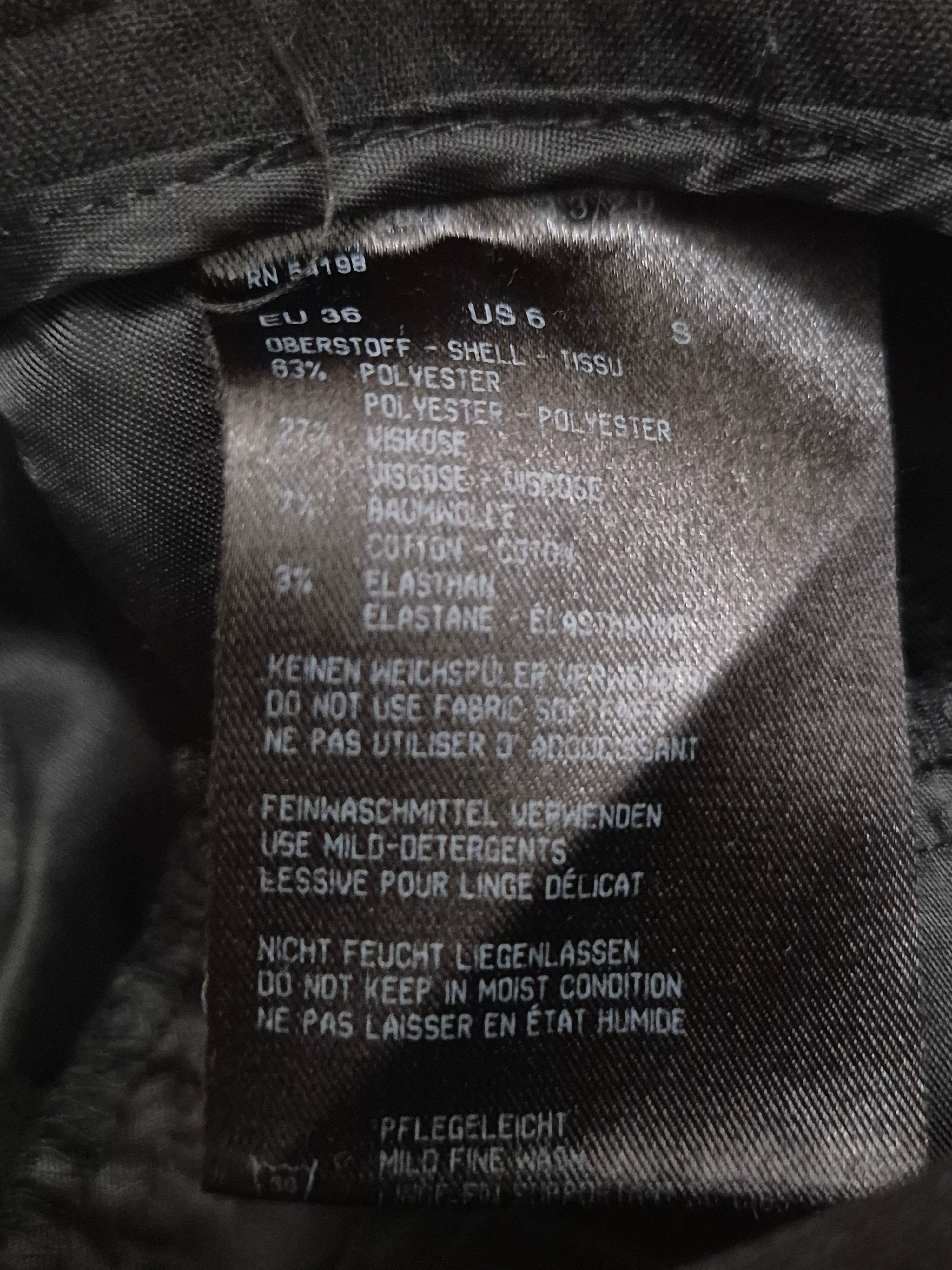 Bogner Hose Schwarz Wollmix Größe L Guter Zustand