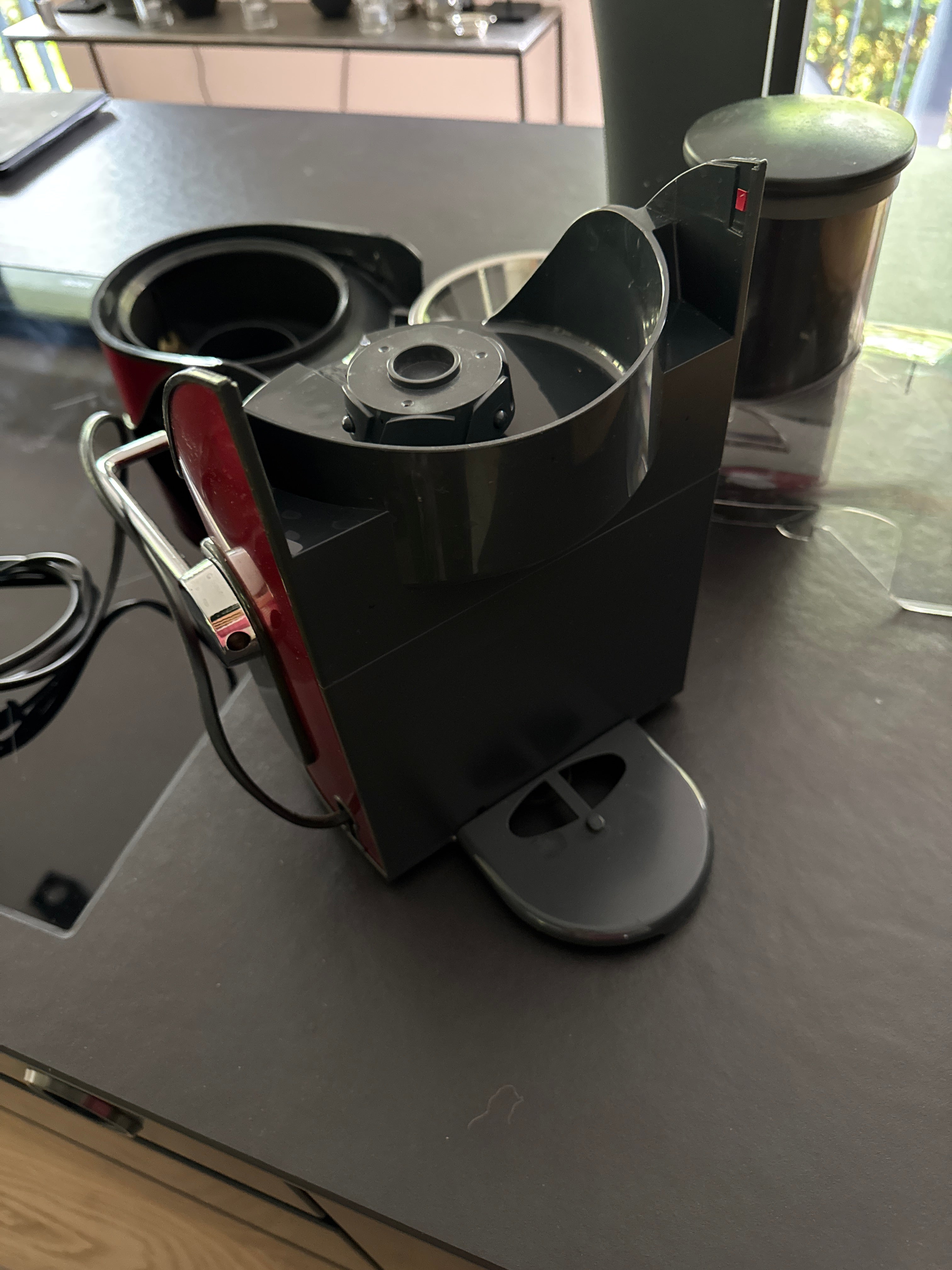 Moulinex JU650 Juice Extractor 1000W Red/Black XXL Feed Tube Good Condition