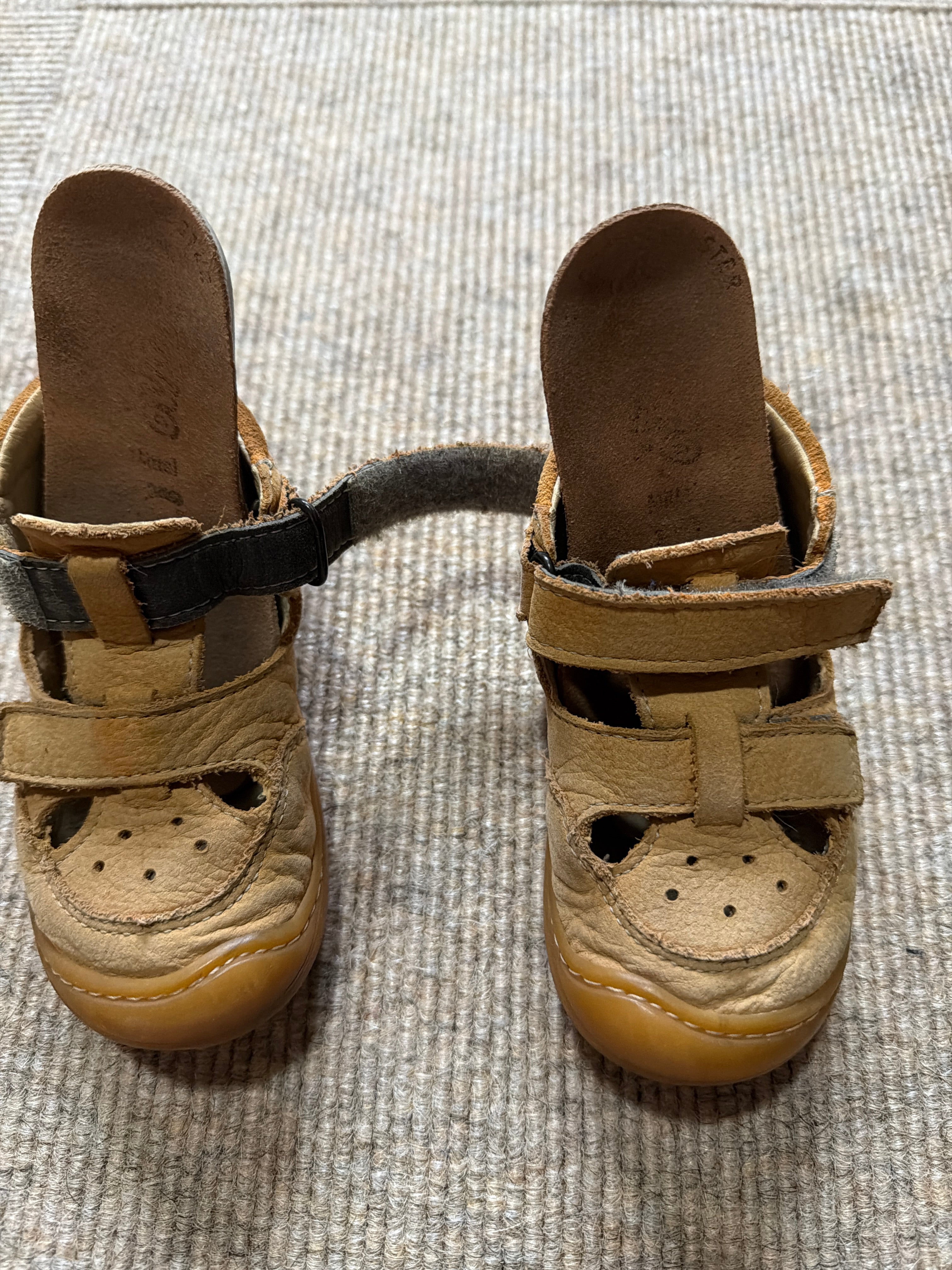 Ricosta Pepino Costa Sandalen geschlossen EU 21 Maisgelb Leder gebraucht