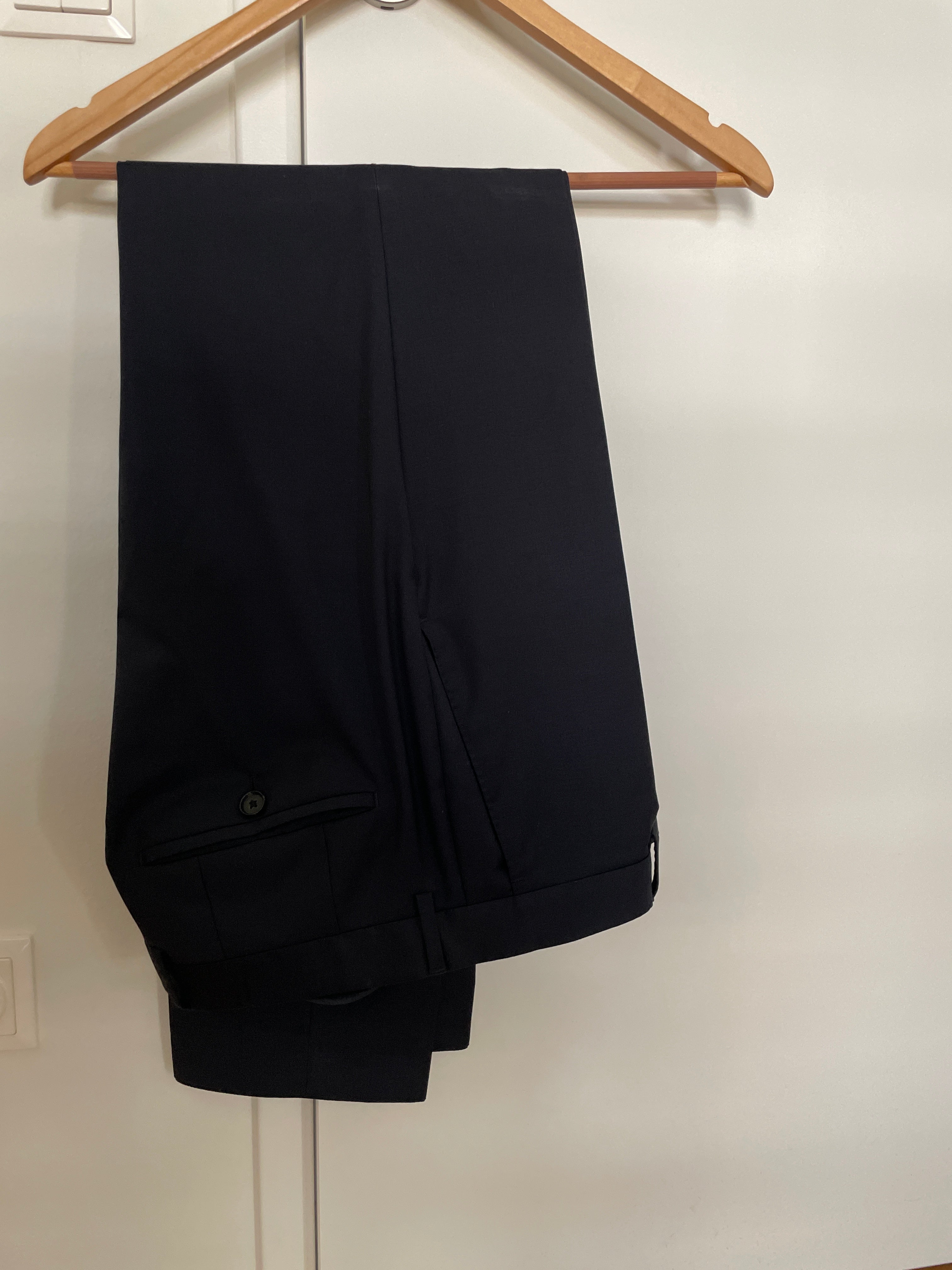Hugo Boss Classic Fit Anzughose, Gr. 50, Navy, Sehr Gut