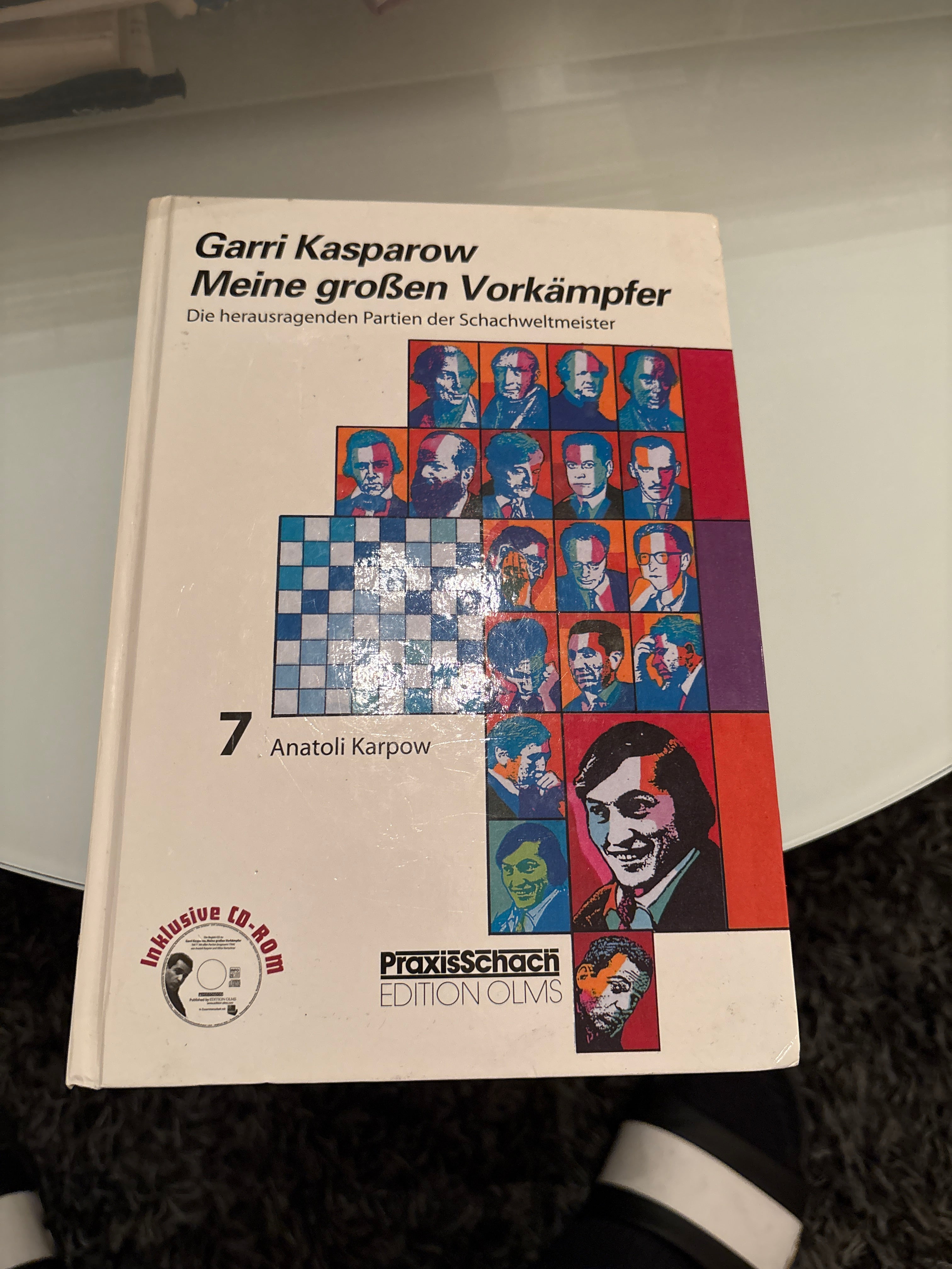 Kasparow – Meine großen Vorkämpfer Bd. 7: Anatoli Karpow + CD-ROM – Olms, Gut