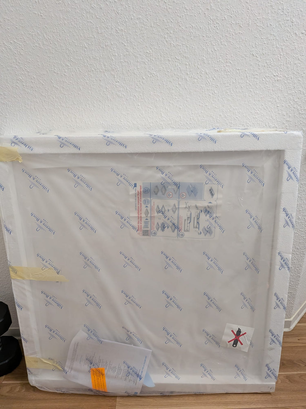 Villeroy & Boch Duschwanne 90x90 cm Stonewhite, neu, Antirutsch, OVP