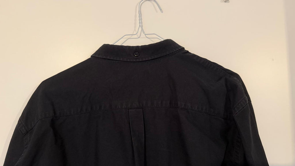 Les Deux Lane Stripe Hemd | Gr. L | 100% Baumwolle | Schwarz/Weiß | Gebraucht