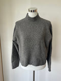 Uniqlo Pullover XS – Anthrazitgrau, Acryl-Wollmix, guter Zustand