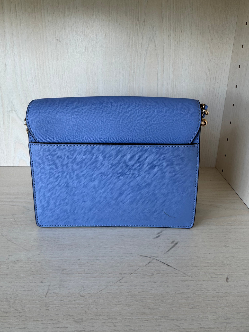 Tory Burch Robinson Convertible Shoulder Bag, Medium, Blue, Very Good