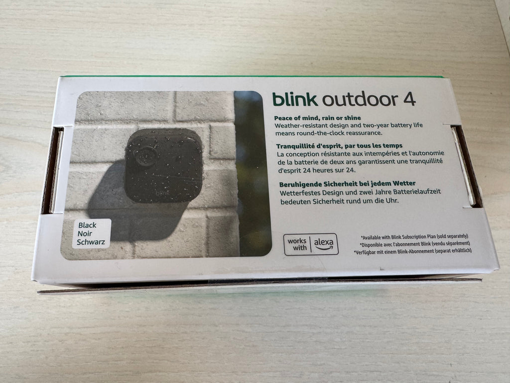 Neu & OVP Blink Outdoor 4 Kamera Set (4x) + Sync Module 2, Schwarz, Kompakt