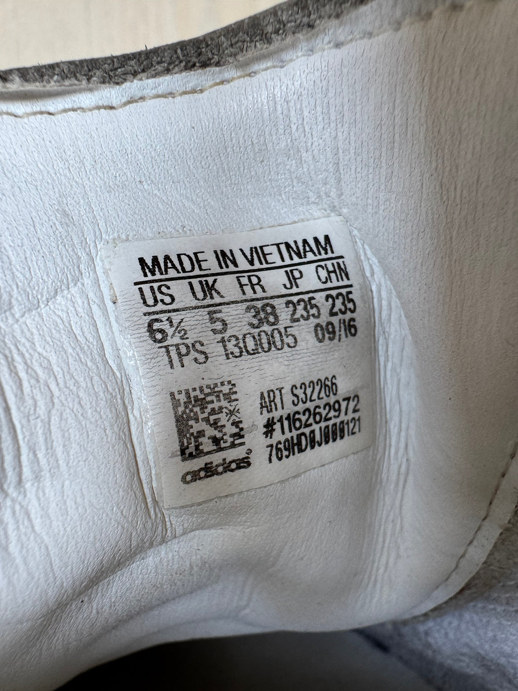 adidas Stan Smith White/Green – EU 38 / UK 5 – Classic Leather Sneakers Used